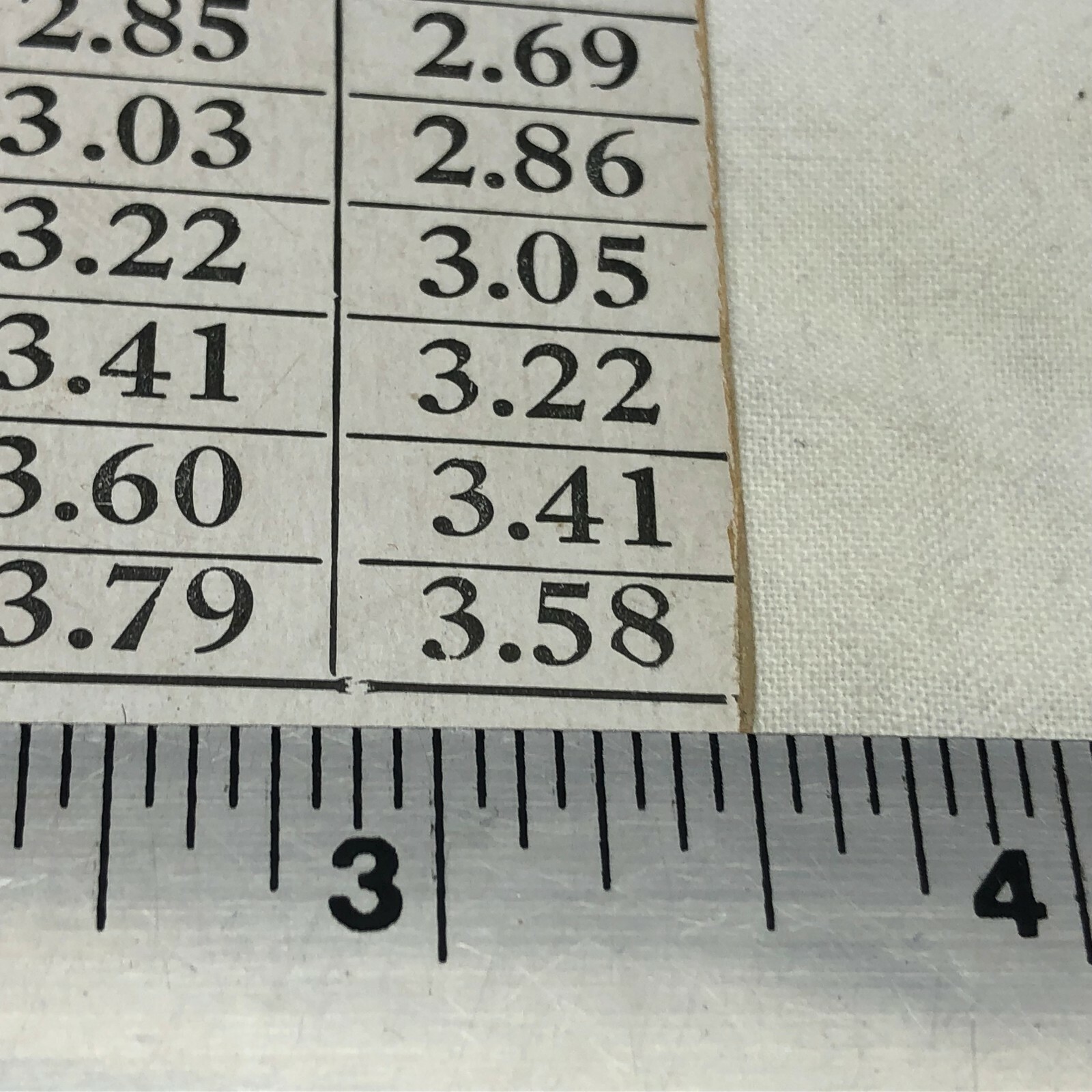 Vtg 1936 Gasoline Station Price Guide Calculator Standard Red Crown Cardboard