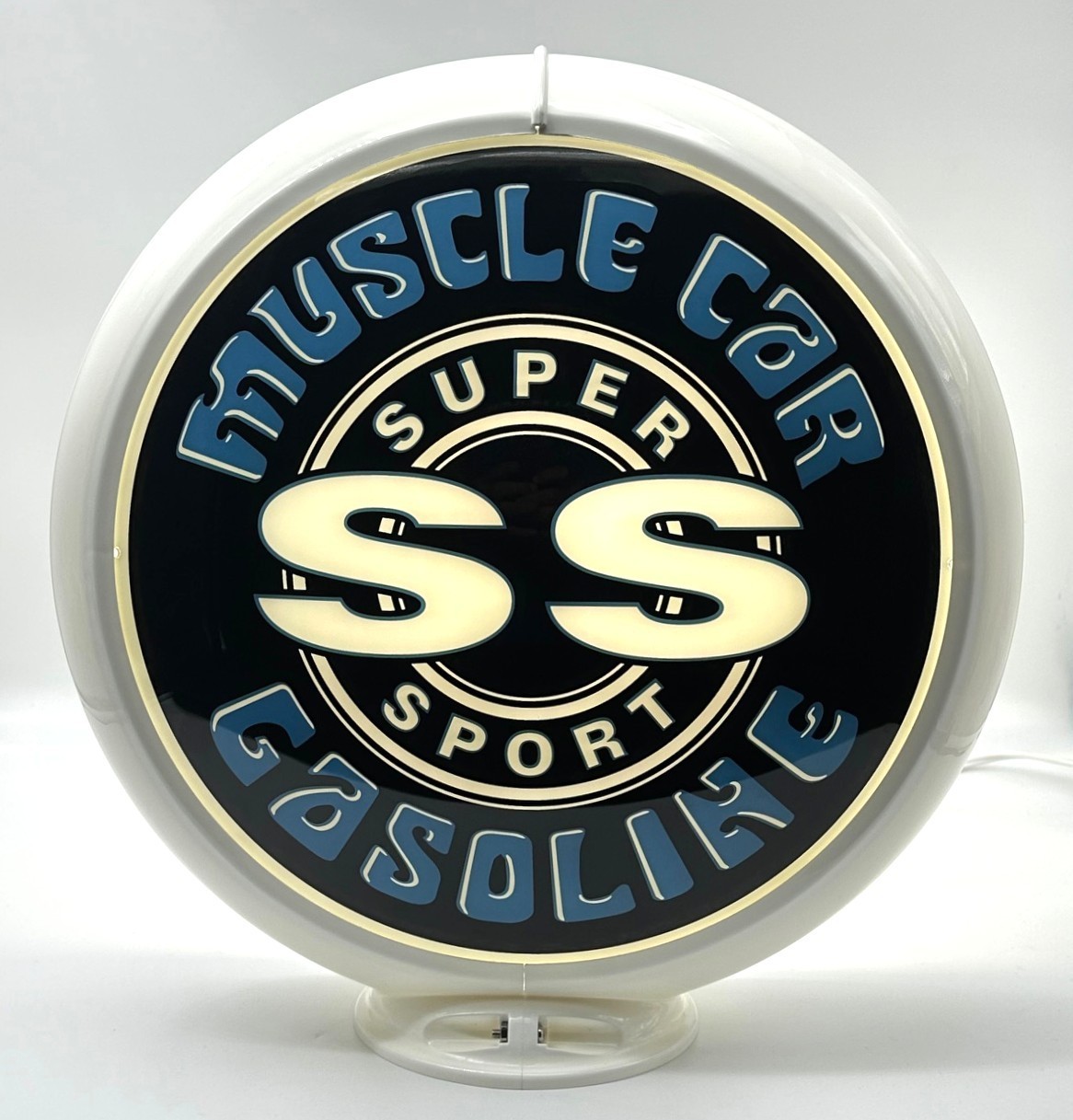 NEW SS MUSCLE CAR GASOLINE 13.5″ Gas Pump Globe – CHEVY SS FANS CK THIS OUT!