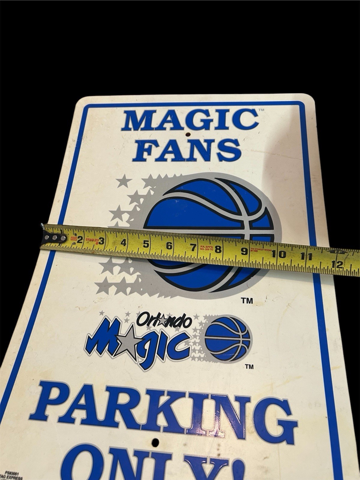Magic Fans Orlando Magic Parking Only Sign NBA Vintage Garage Room Sign READ