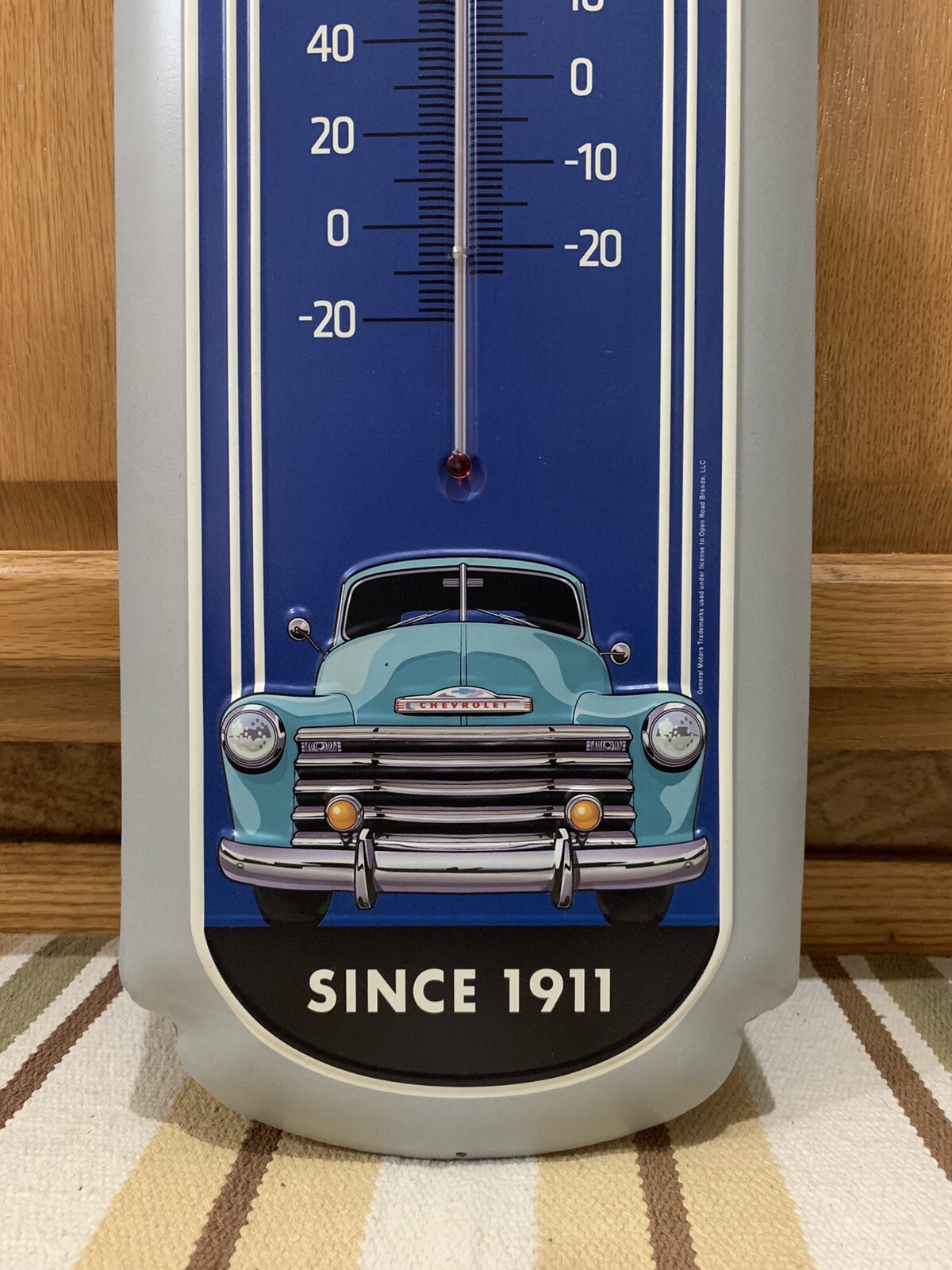 Chevrolet Super Service Thermometer Vintage Style Wall Decor Sign Gas 50s Truck