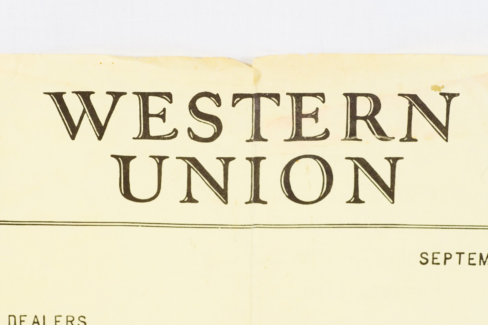 Atlantic Oil Refining Co 1949 Western Union Gas Service Station Dealer 17×11