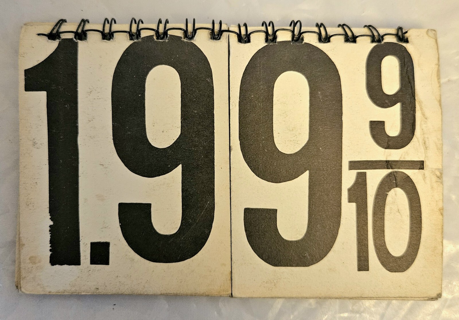 Vintage Gas Price Signs Empro Products Flip Placards 2 Sides Bkack & White RARE