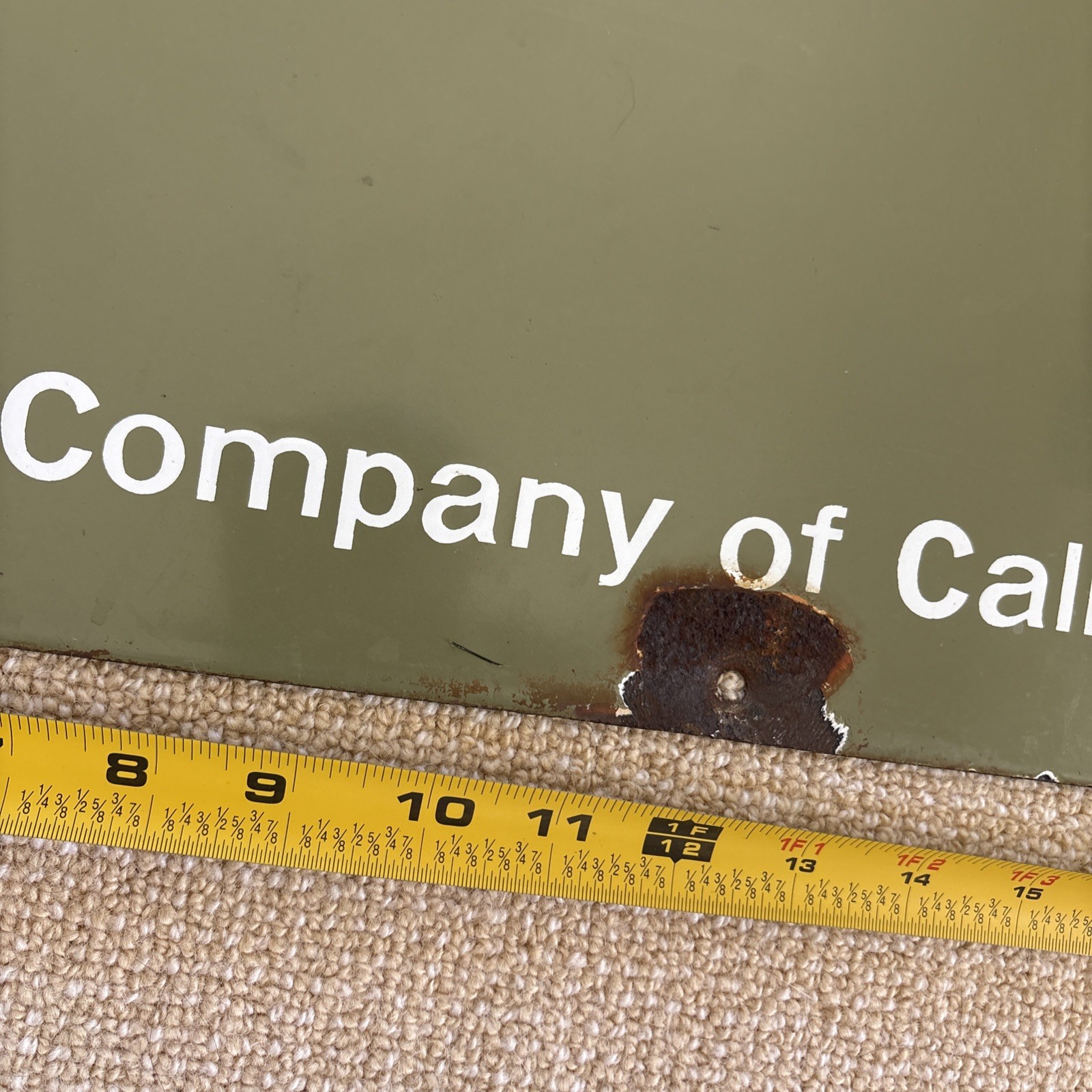 Union 76 Oil Co California Oil Gas Well Lease Sign Porcelain 24”x24” Heavy Nice!