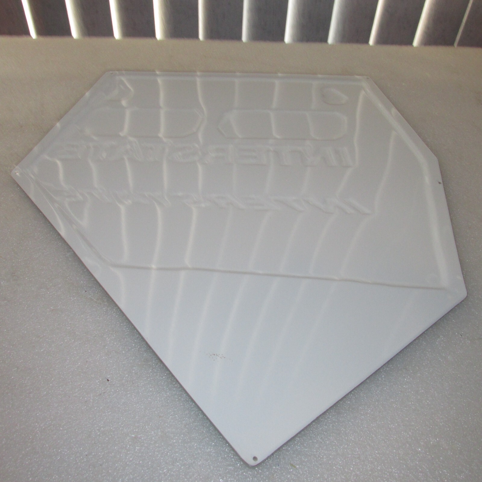 Interstate Batteries SIGN SOLD HERE Mega-Tron Advertising Store Display tin
