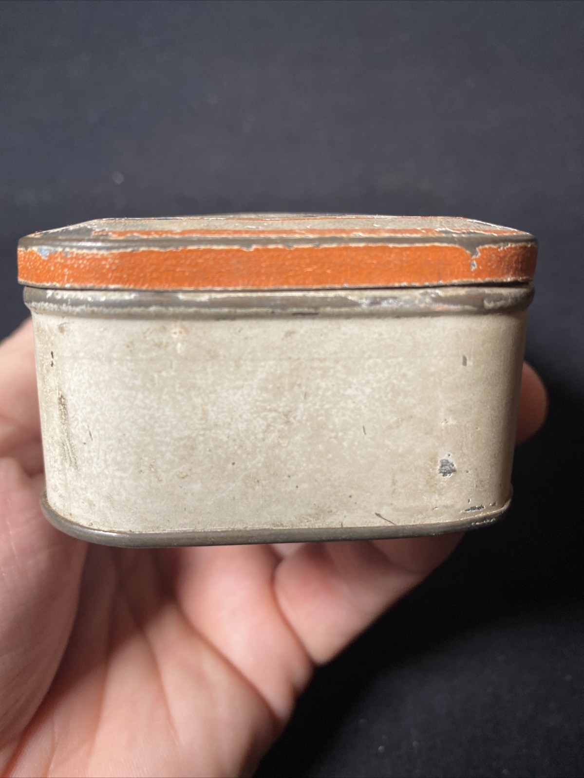 GOOD YEAR” No Rim Cut Tires” Antique TIN IN EXCELLENT PATINA CONDITION RARE!!