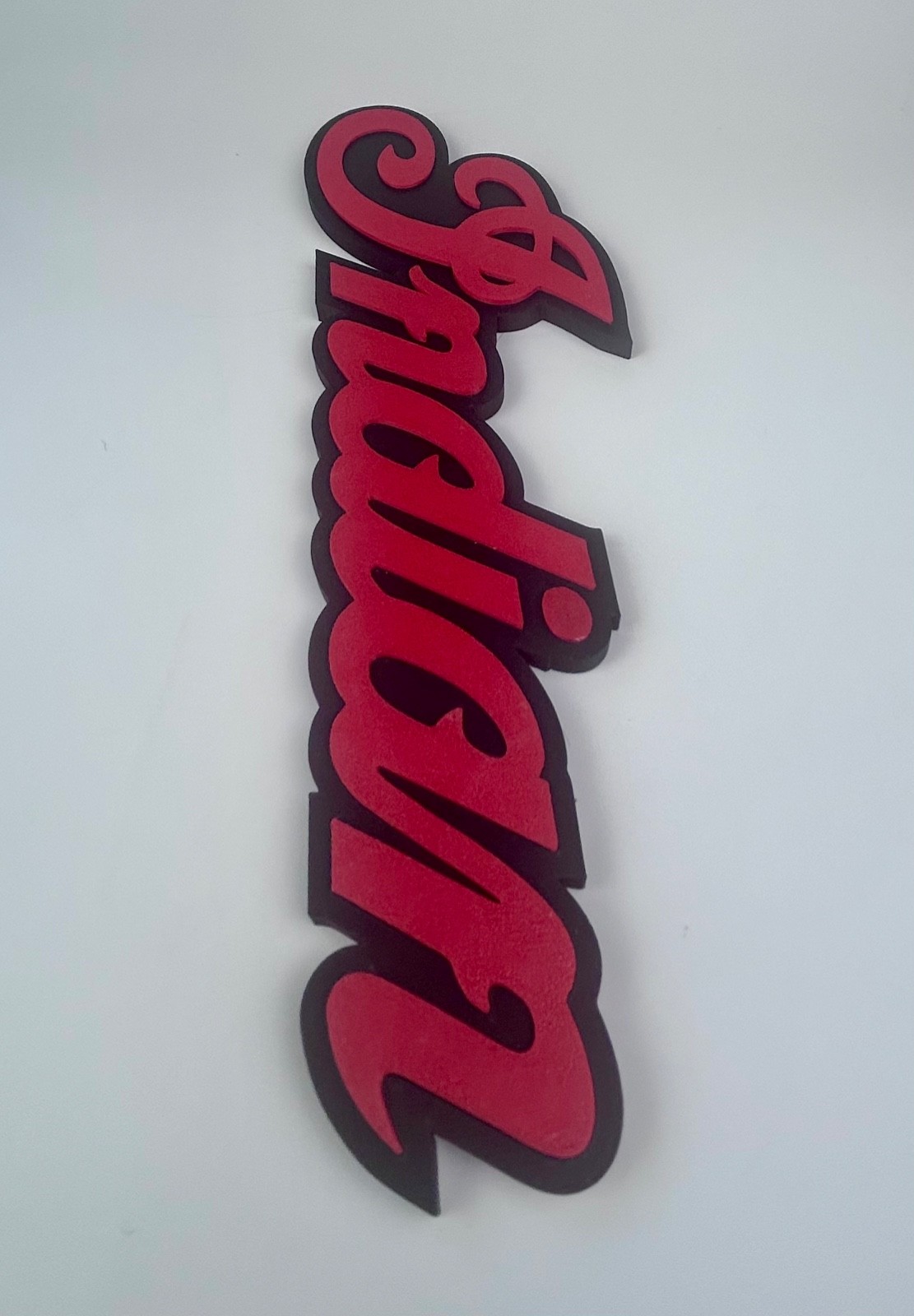 STL FILE – 2 part INDIAN MOTORCYCLES SIGN – Indian logo – Indian wall sign
