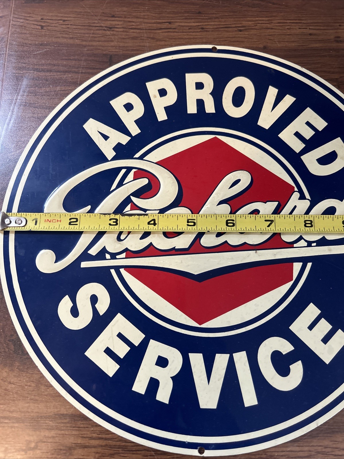 Packard Approved Service Aluminum Metal Sign / Remake and in Good condition