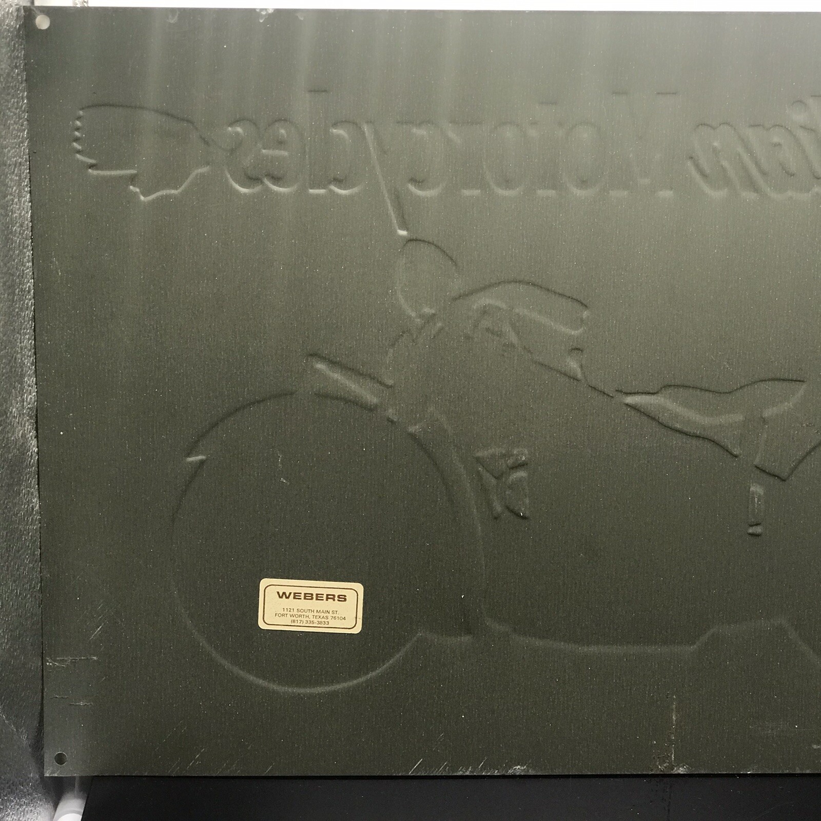 Indian Motorcycles Authorized Dealer Embossed Metal Sign AAA Sign Co. 17×11