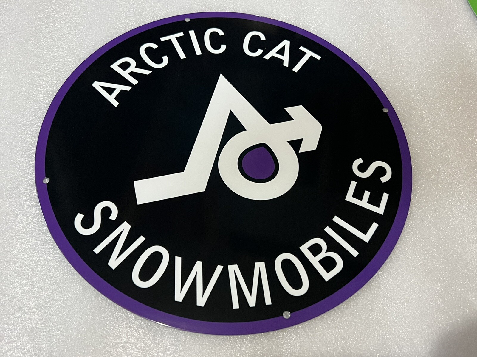 12in Arctic Cat Snowmobiles Heavy Vintage Style Steel Sign General Store