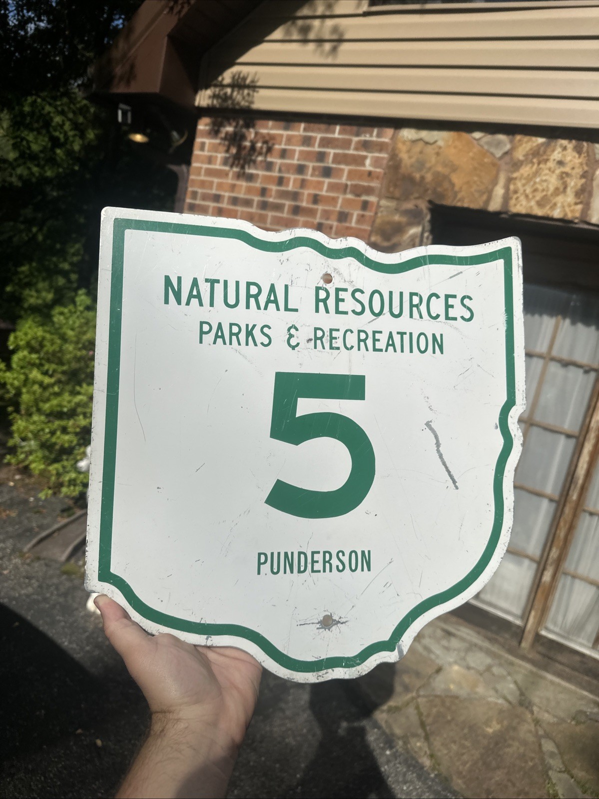 Vintage Ohio Natural Resources Sign Advertising Sign Metal Sign