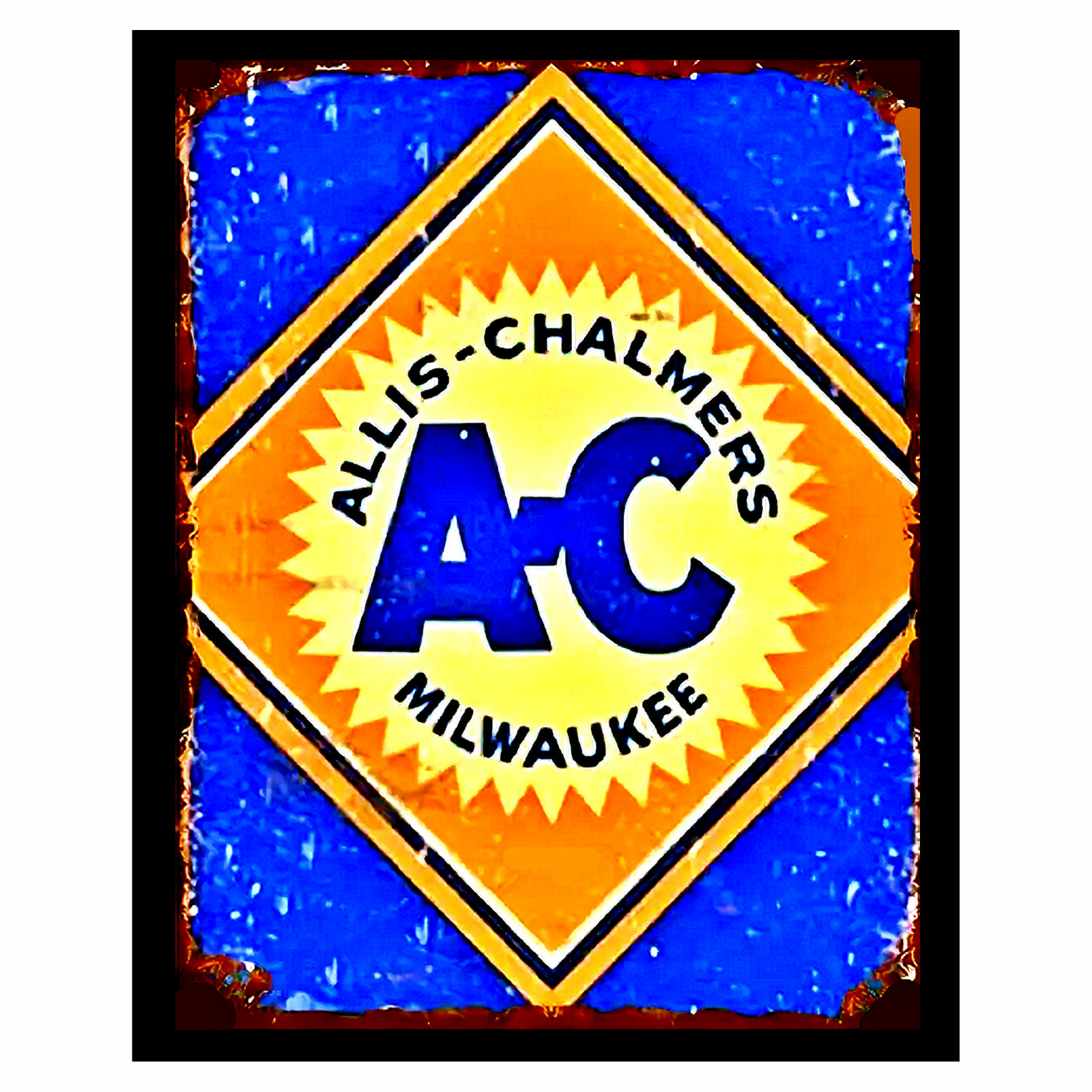 AC Spark Plug Sign Sticker Original 50’s, 60’s Vintage Replica Decal