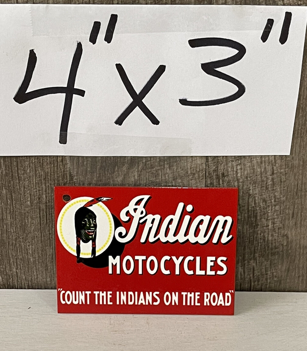 Indian Motorcycles Magnet Gas Oil Chief Automotive V Twin Powered Sales Service