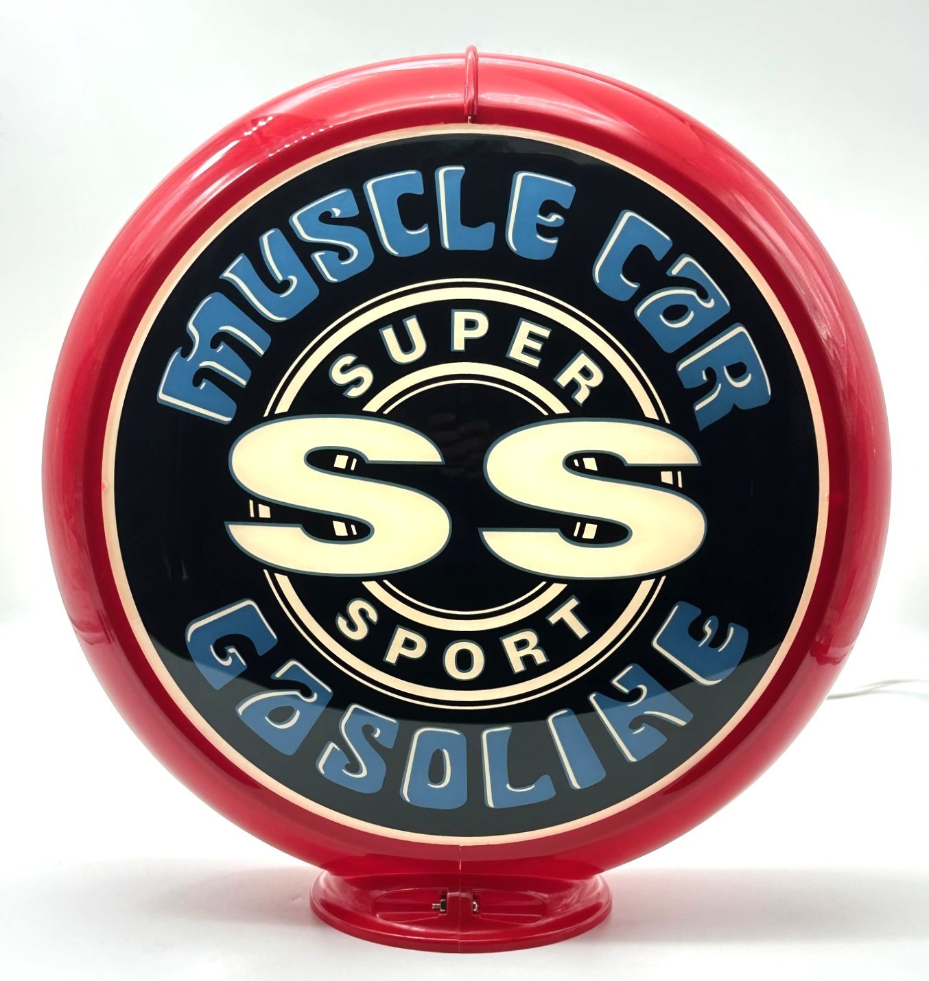 NEW SS MUSCLE CAR GASOLINE 13.5″ Gas Pump Globe – CHEVY SS FANS CK THIS OUT!