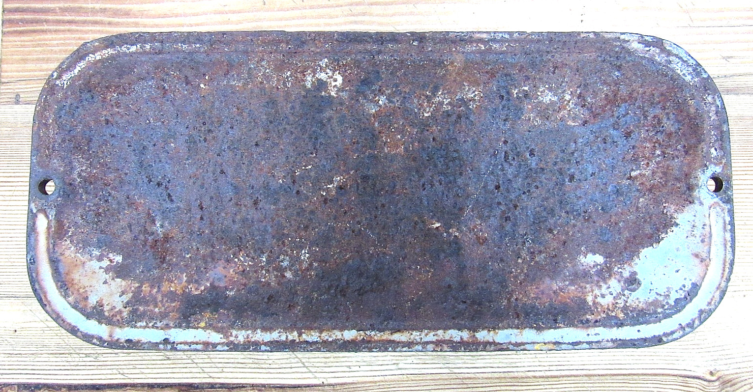 ORIGINAL CAST IRON BUILDERS PLATE “JAEGER” CONSTRUCTION & ROAD MACHINERY EMBLEM