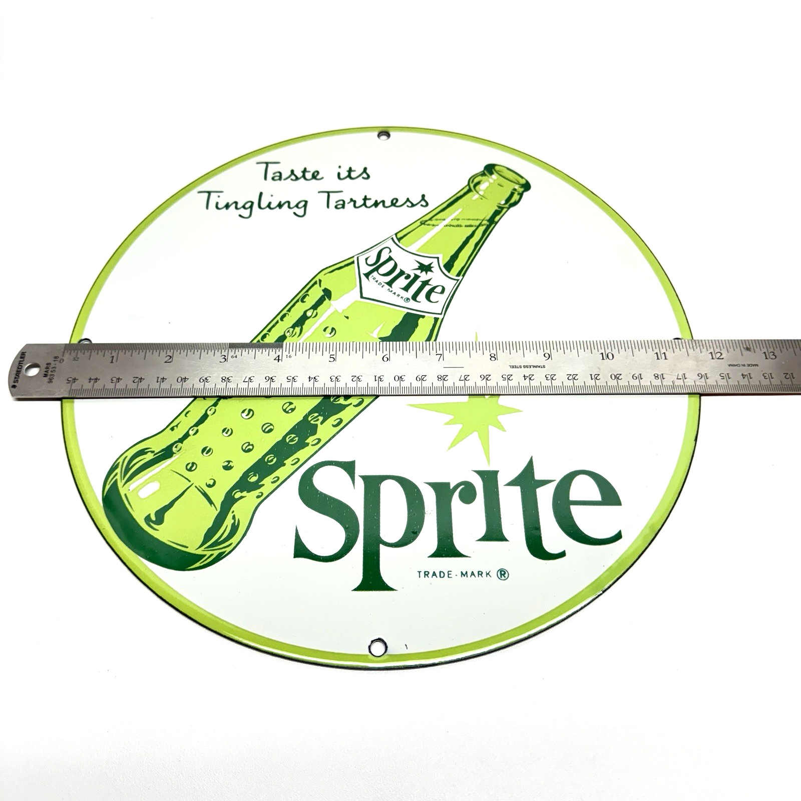 Sprite Soda -Vintage Porcelain Enamel Sign Service Station Pop – Americana