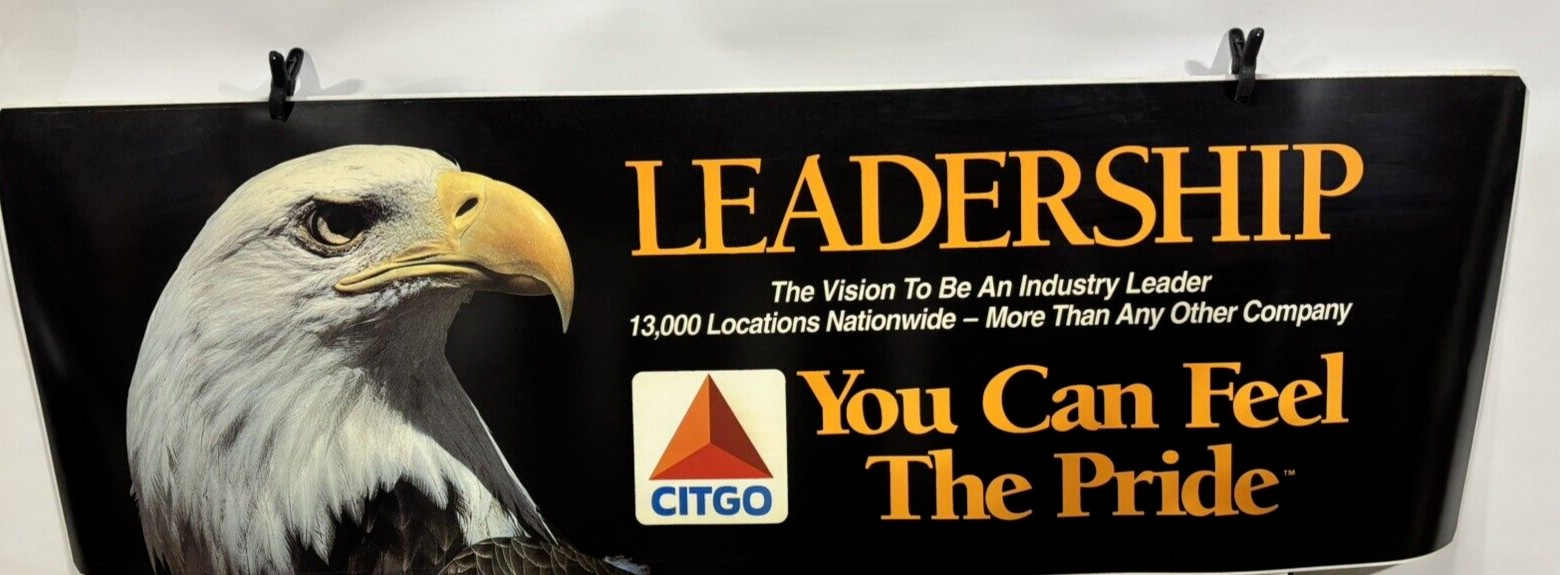 6 Feet Long by 23 in Wide Large Vinyl Banner Citgo Pole Gas Station Sign Poster