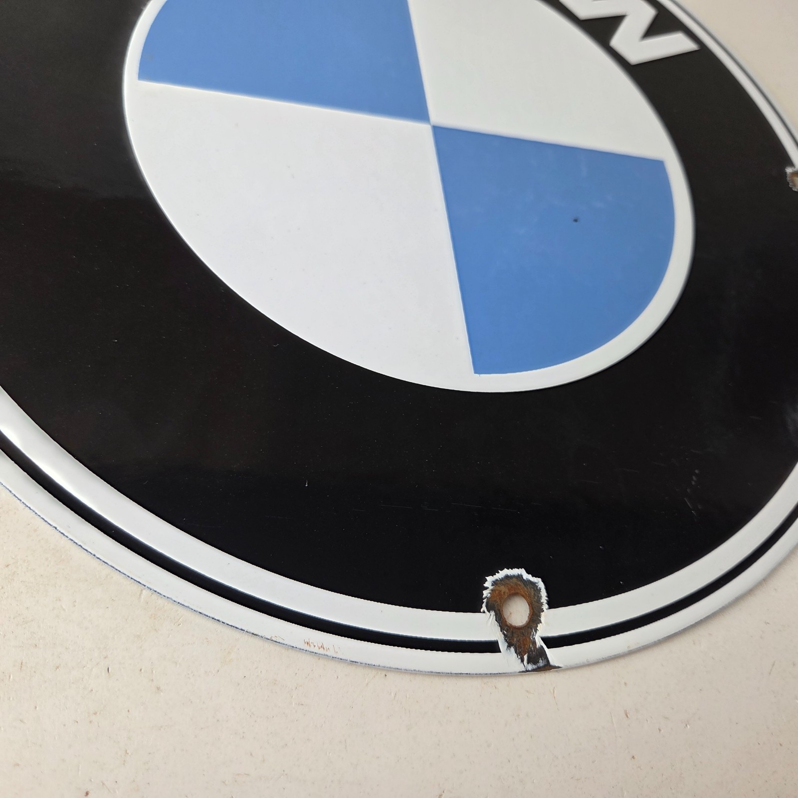 Vintage BMW Automobiles Sign – Porcelain International Garage Shop Gas Pump Sign