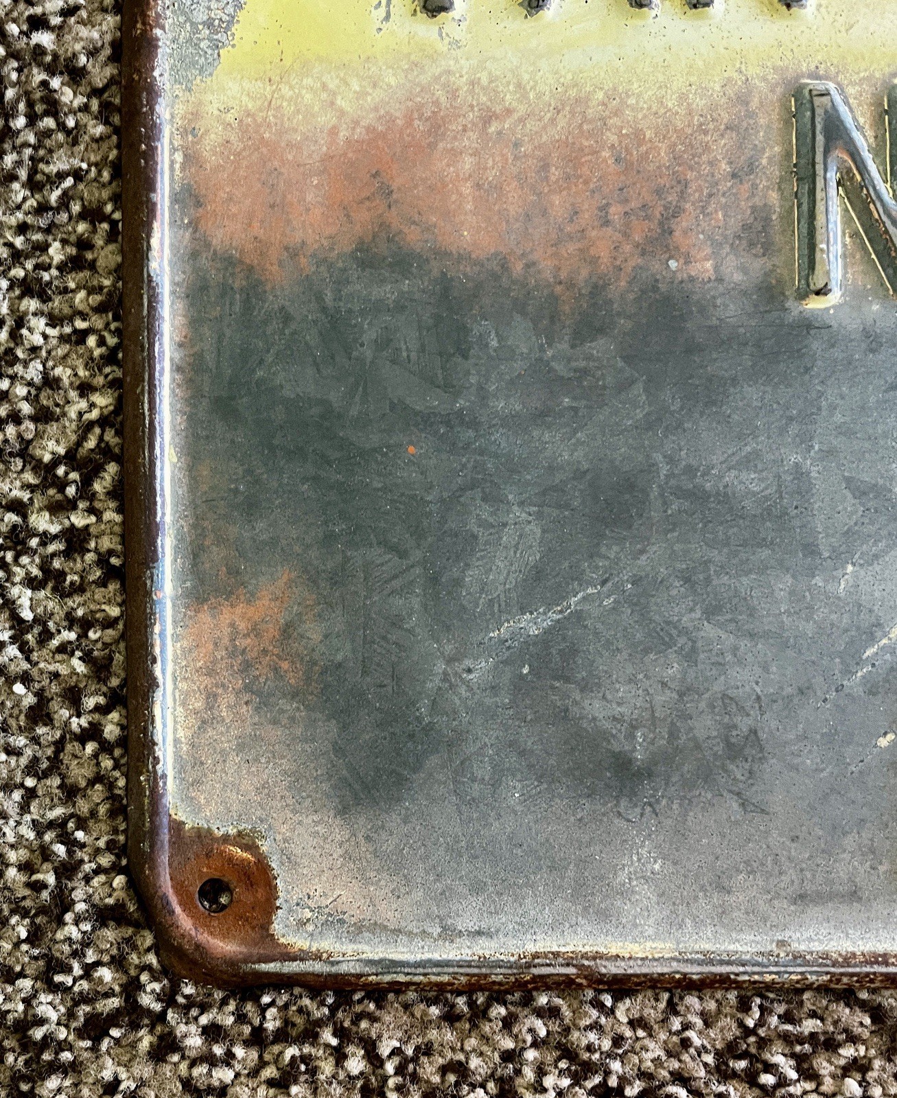 Vintage Pan American Petroleum Corp Northcutt Gas Unit “B” Well No. 1 Metal Sign