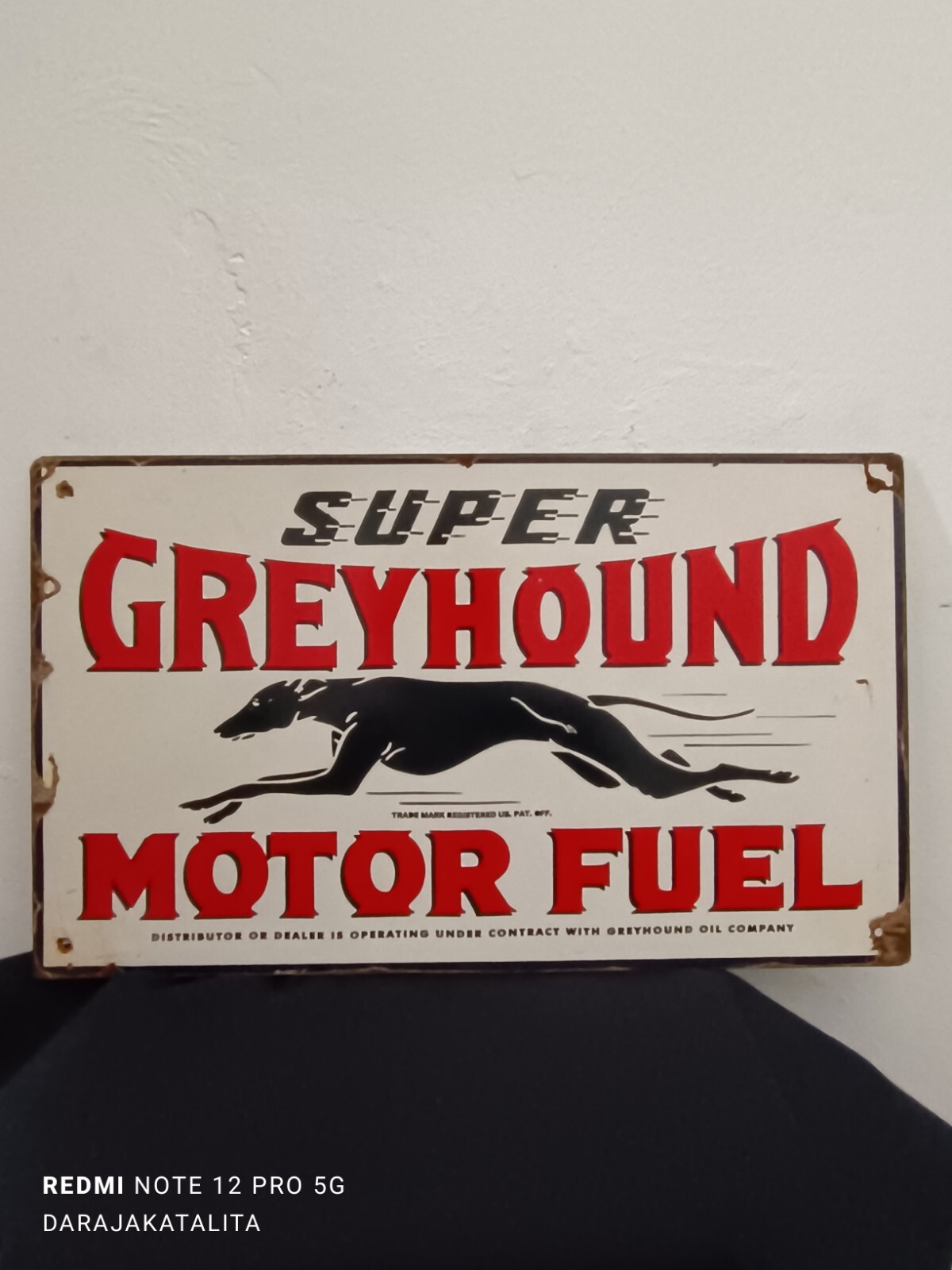 Super Greyhound Motor Fuel, Gas NEW Metal Sign 40Cm x 24Cm Steel Plate