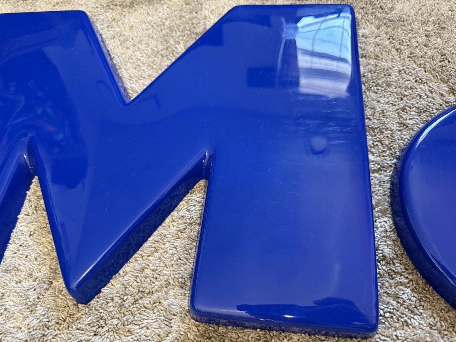 Mobil Gas Oil Sign Plastic Service Station
