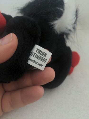 Stinky Cute: Black Stinker Station Boxing Skunk Plush (New, 6″)
