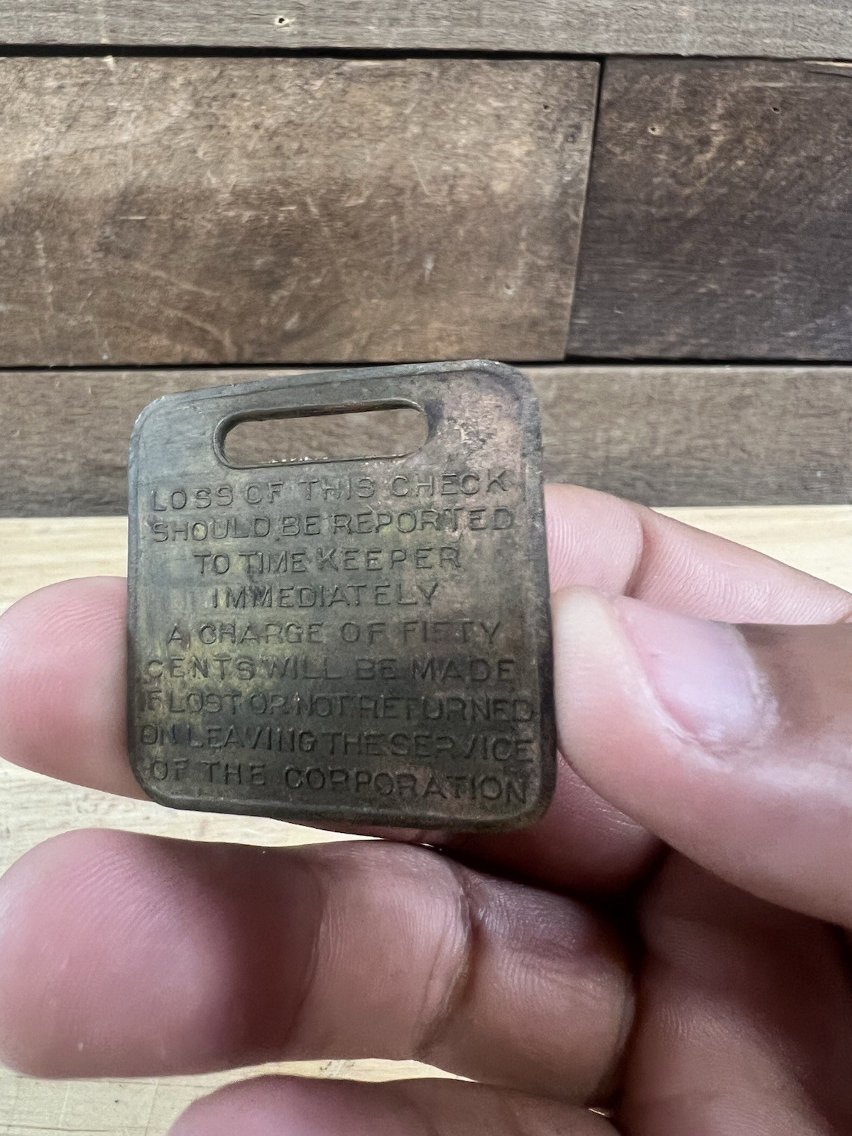 Vintage 1969 Industrial Car & Equipment Company Metal Tag
