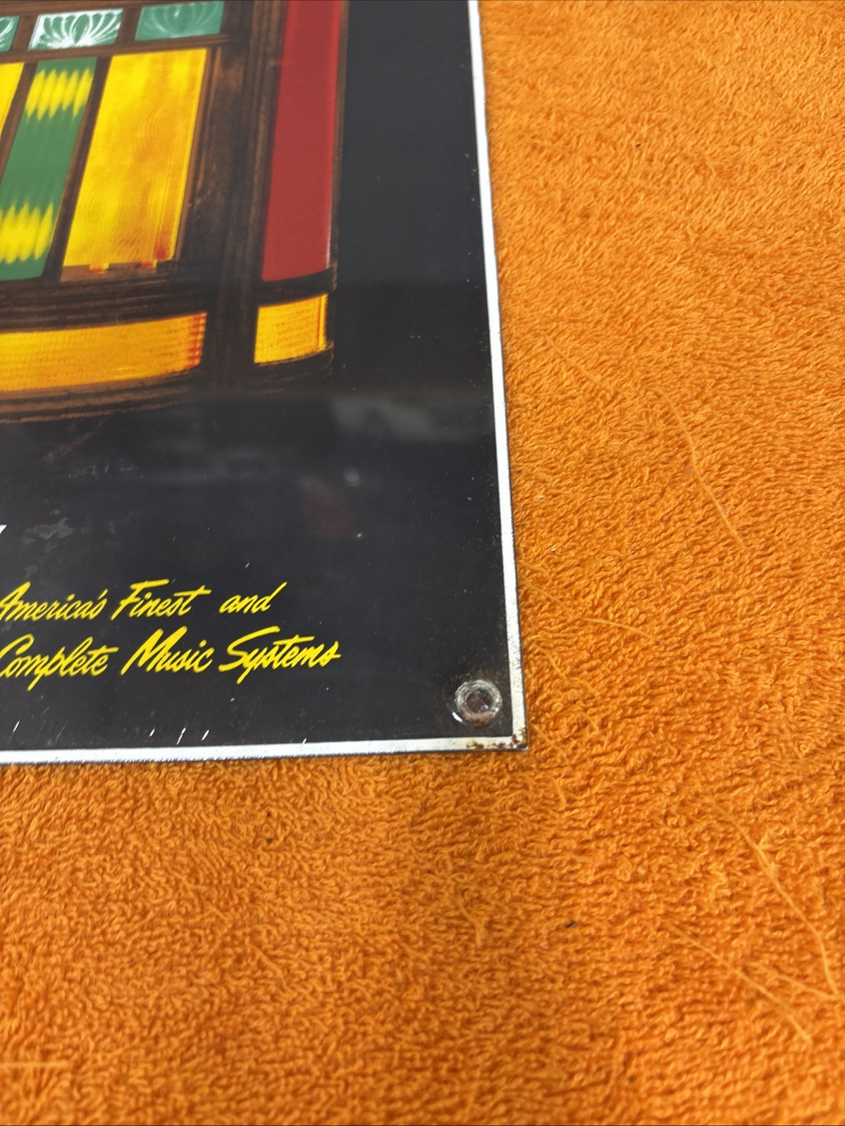 Box 15 #19-NOS VINTAGE SEEBURG JUKEBOX PORCELAIN GRAMOPHONE VINYL RECORD PLAYER