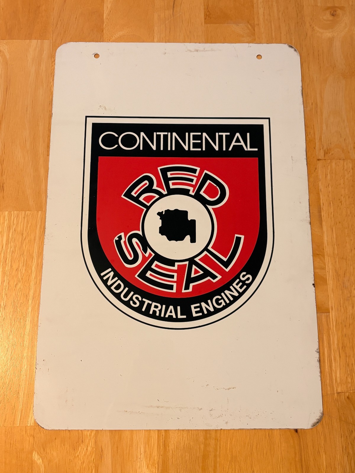 Vintage Continental Red Seal Industrial Engines Metal Sign 12″ x 18″