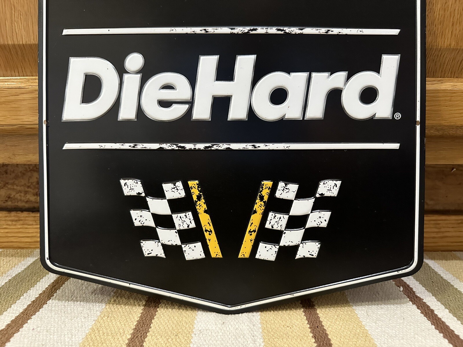 Die Hard Battery Sign Parts Tools Garage Vintage Style Wall Decor