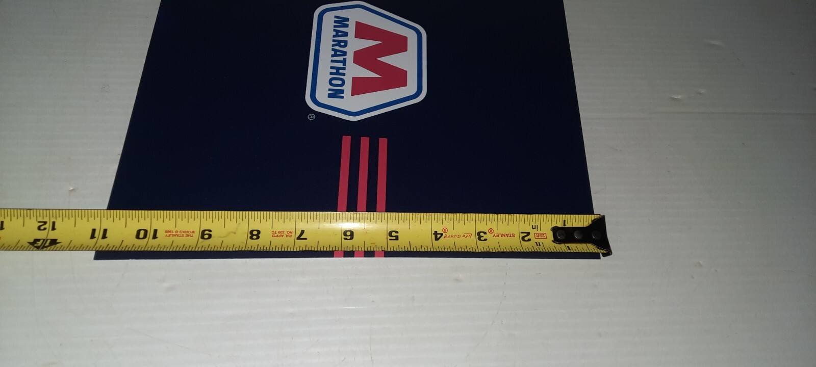 Marathon Gas Station Oil Advertising Plastic Sign NEW!
