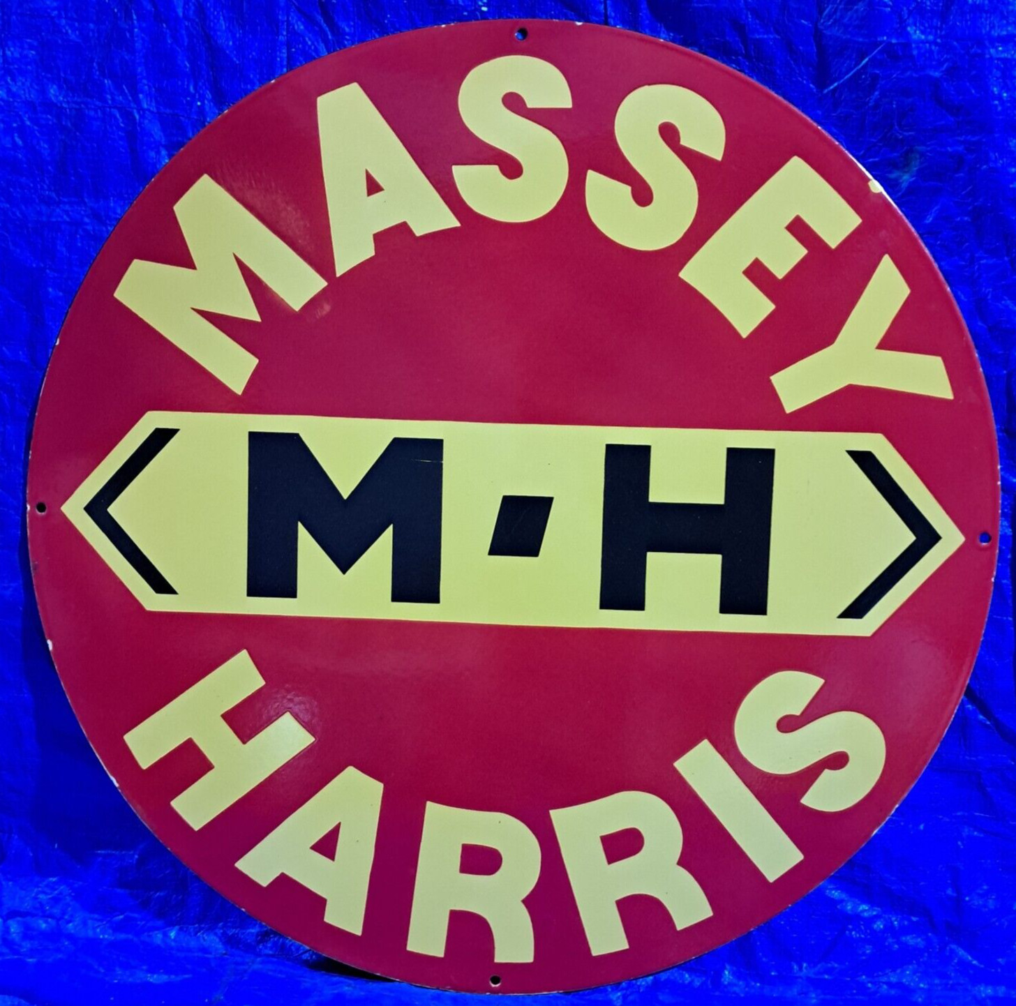 2 Porcelain Enamel Sign, More Details In Description