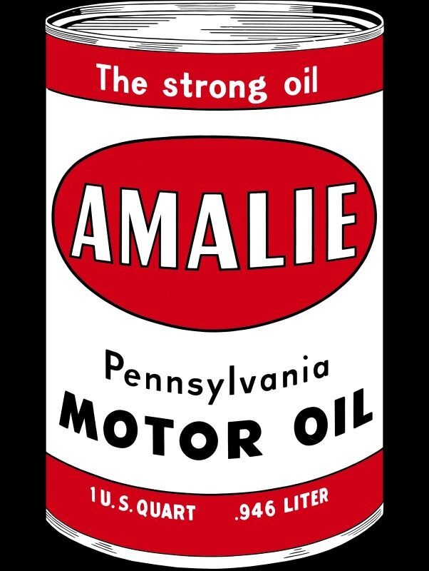 AMALIE Pennsylvania Motor Oil Can Theme NEW Metal Sign: 9 X 12″ Ships Free