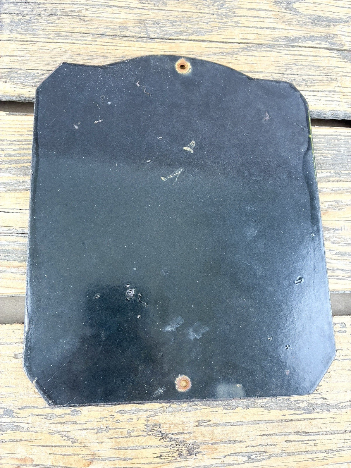 VINTAGE 10×8.25″ YELLOWSTONE NATIONAL PARK PORCELAIN GAS OIL RANGER CAMP SIGN