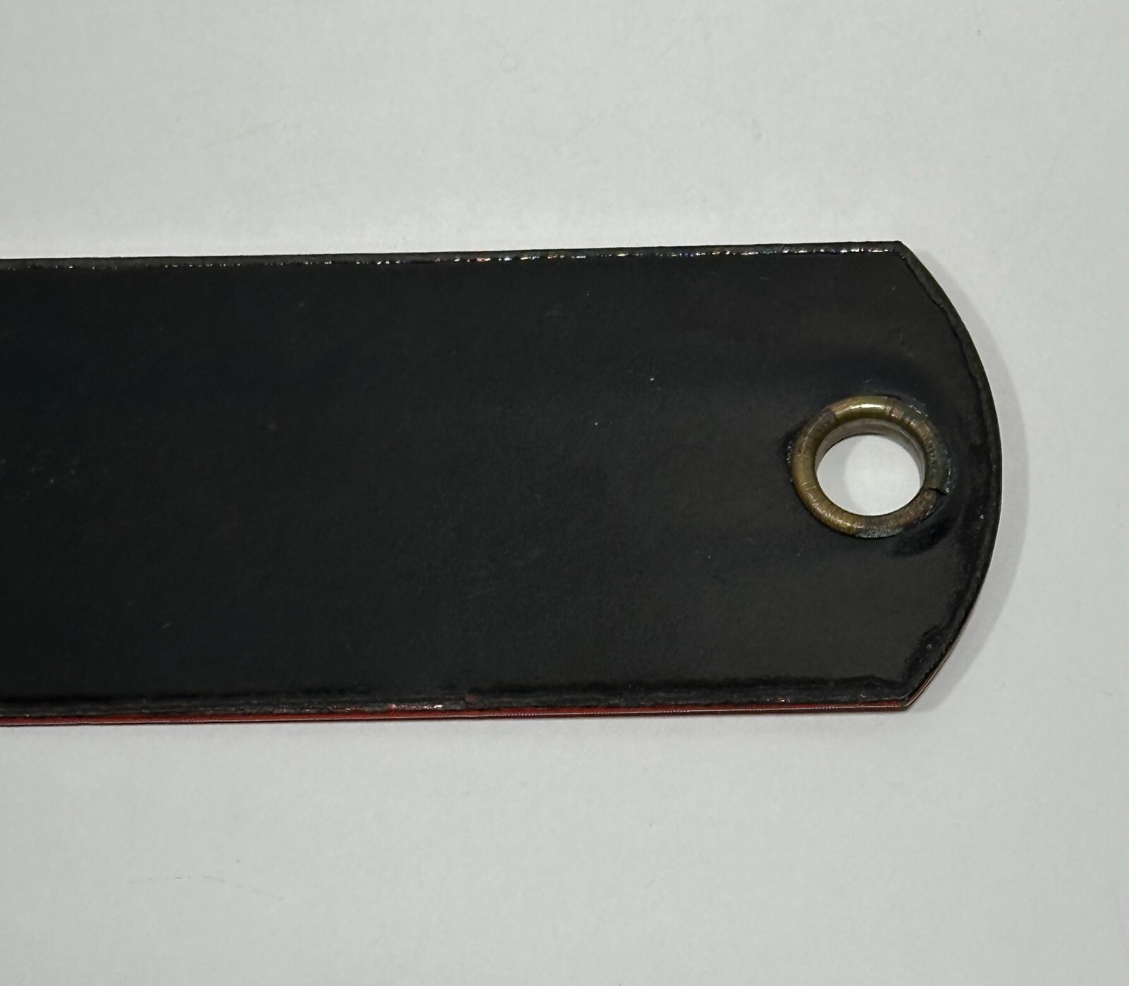 Vintage Red Porcelain Chevron Regular Gasoline Gas Pump Tag Sign collectible 5″