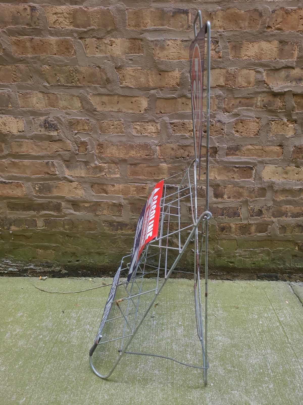 Vintage STP oil can display Rack Gas & Oil