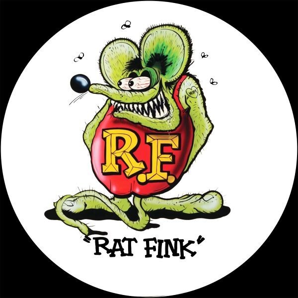 Rat Fink Auto Cartoon Character Steel Sign: 24″ Dia. Round – Made in USA