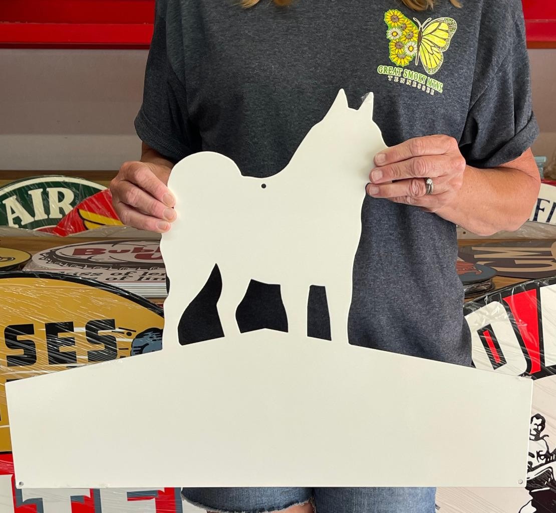 Antique Vintage Old Style Sign Husky Oil 24×18 NOT Porcelain Made USA