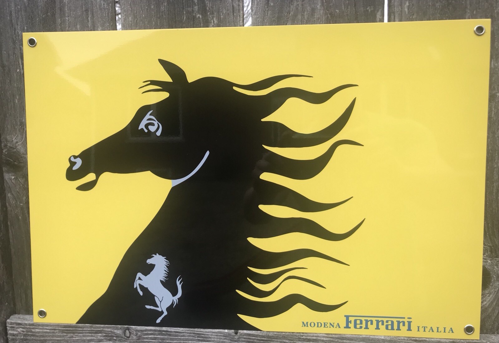 Rare Sefac Modena Ferrari Auto Italian Racing Vintage Reproduction Garage Sign