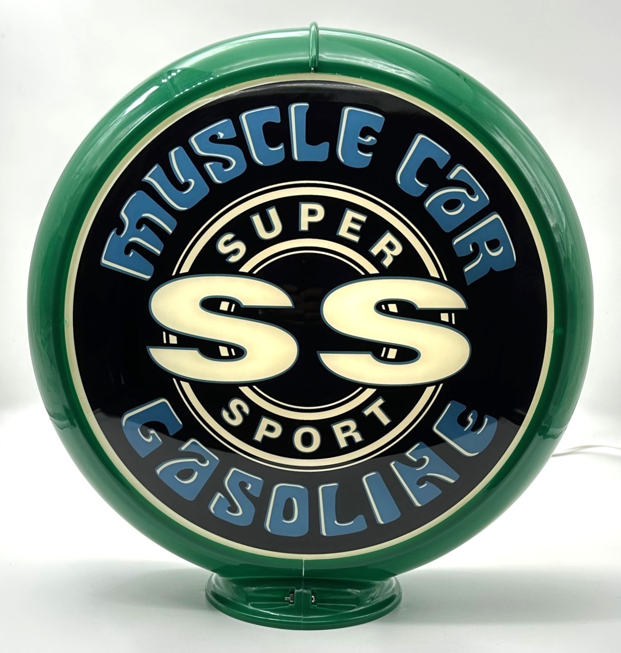 NEW SS MUSCLE CAR GASOLINE 13.5″ Gas Pump Globe – CHEVY SS FANS CK THIS OUT!
