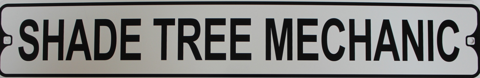 Metal Street Sign Shade Tree Mechanic Car Truck Man Cave Garage Decor 3″x18″
