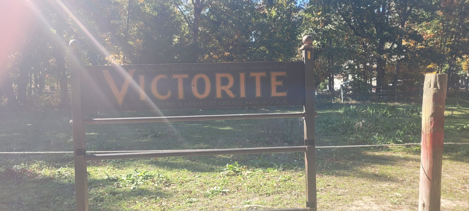 Original Vintage Victor Victorite Superior Automotive Gasket Material Rack