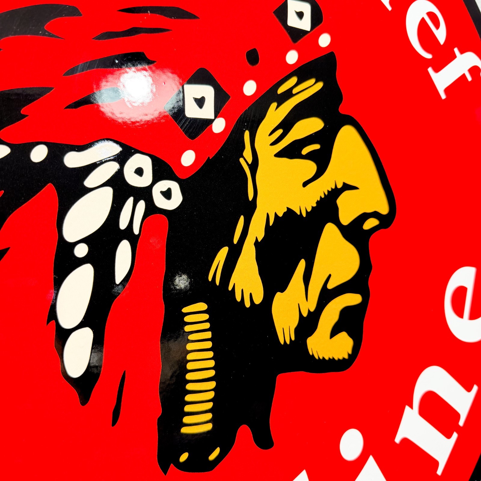 Silent Chief Gasoline Sign – Heavy Metal Garage Decor – 50 cm (19.7”)
