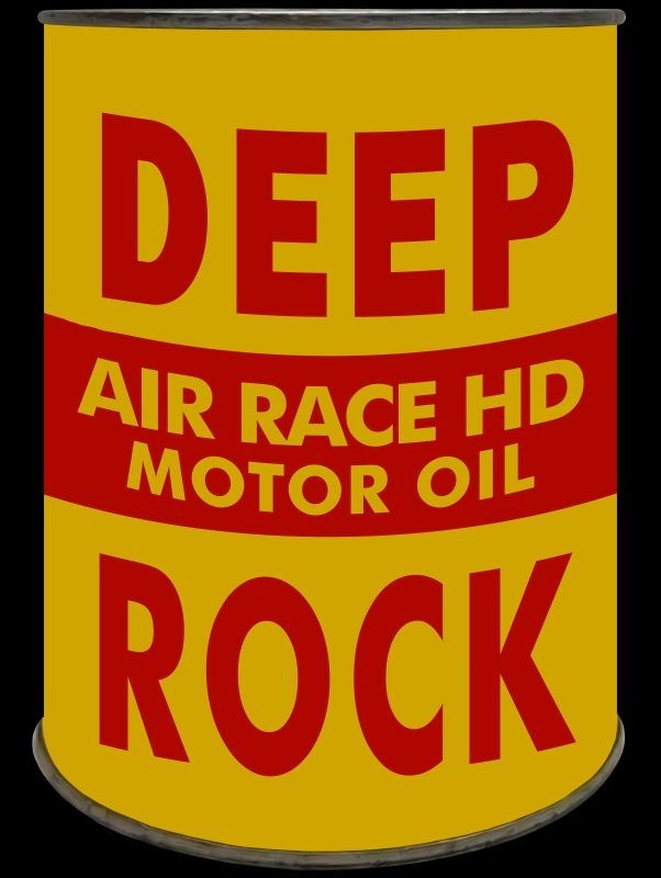 Deep Rock Auto Race HD Motor Oil Can Themed NEW METAL SIGN: 12×16″ Ships Free