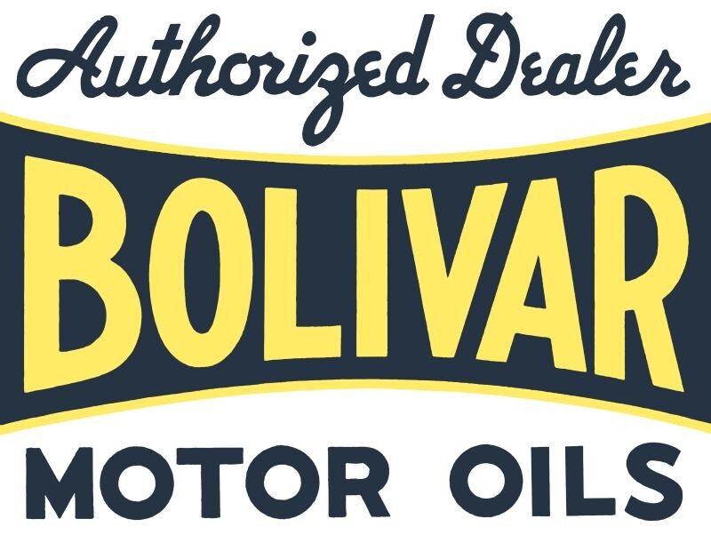 Bolivar Motor Oils – Authorized Dealer NEW Sign 18″x24″ USA STEEL XL Size 4 lbs