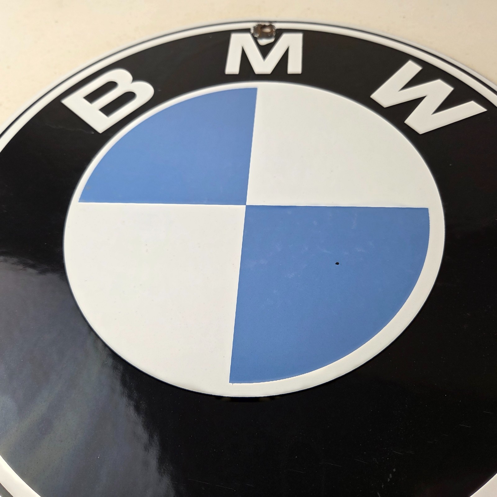 Vintage BMW Automobiles Sign – Porcelain International Garage Shop Gas Pump Sign