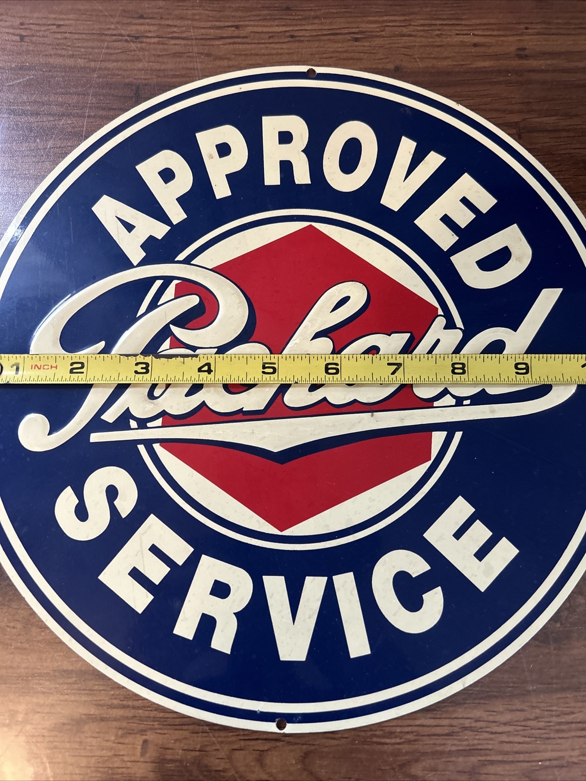 Packard Approved Service Aluminum Metal Sign / Remake and in Good condition