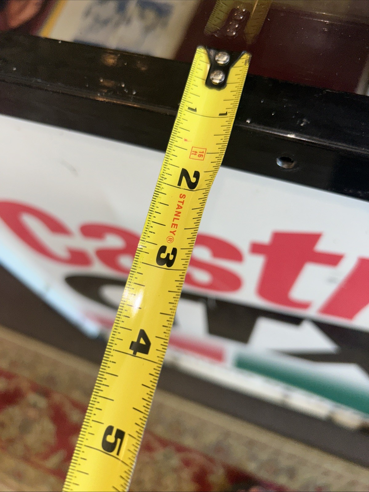 Rare Castrol GTX Super Multi-Grade Motor Oil Metal Large Dealer Sidewalk Sign