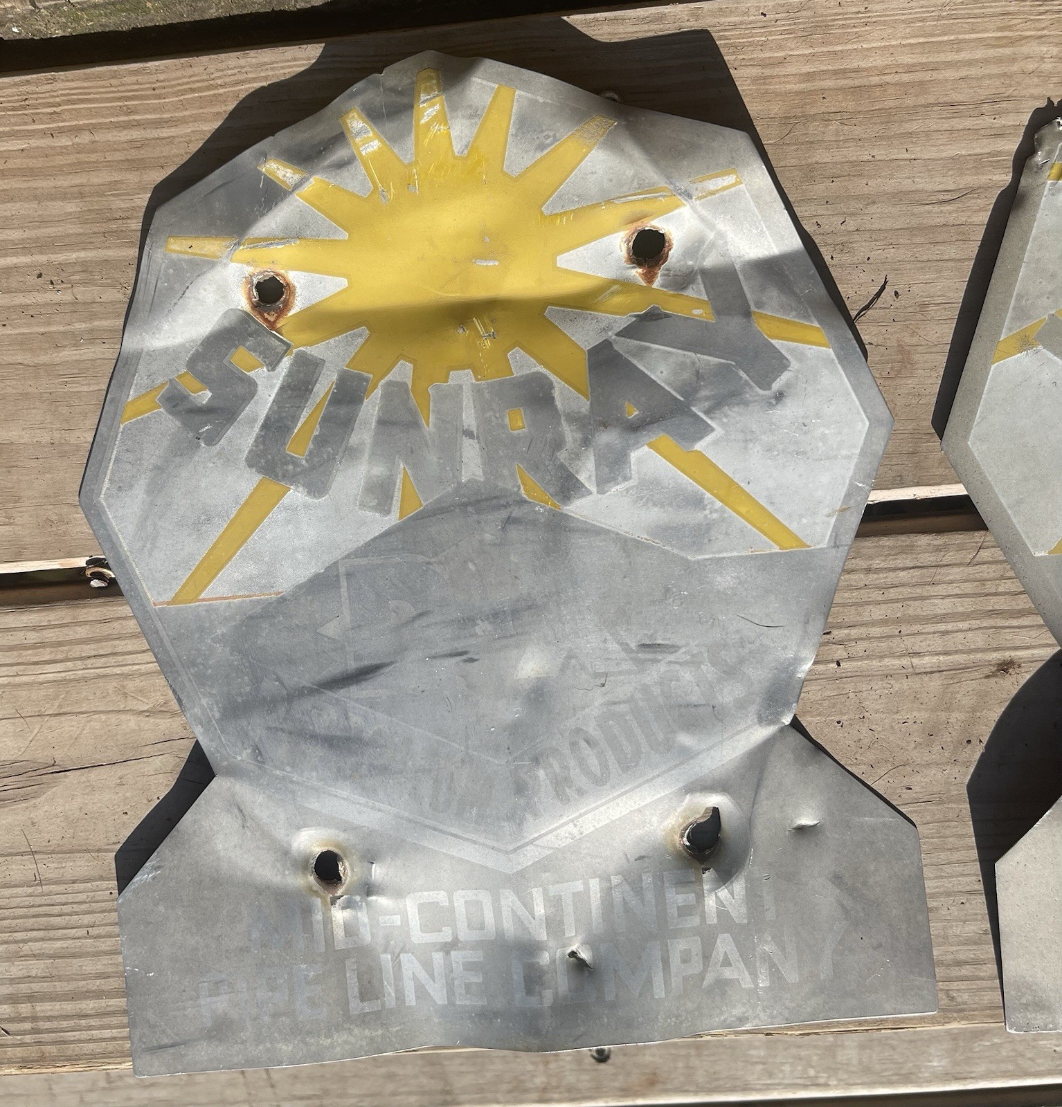 Lot Of 3 Sunray DX Pipeline Markers