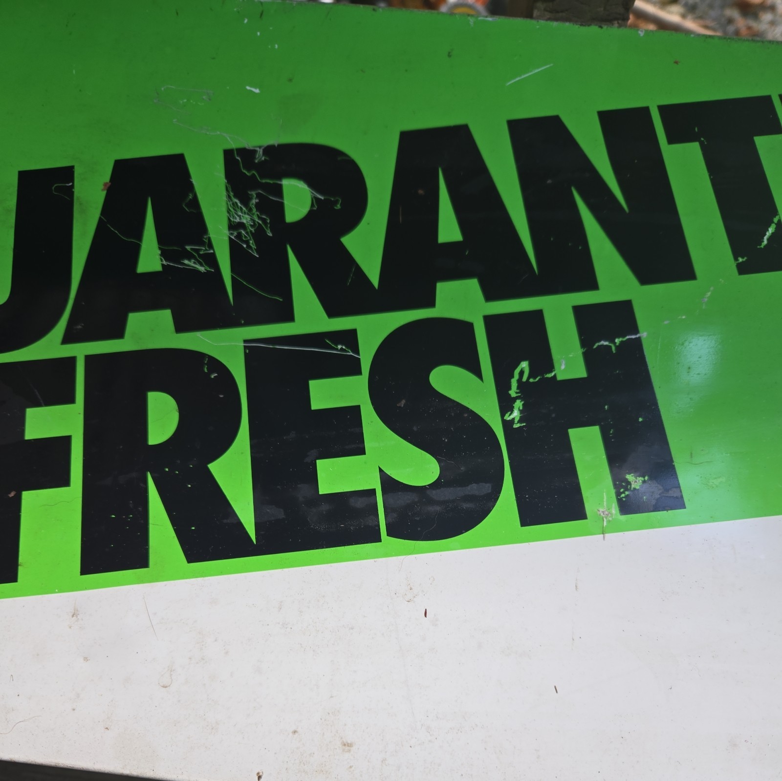 VINTAGE INTERSTATE BATTERIES BATTERY NFL Sponsor METAL SIGN AUTO GAS OIL……