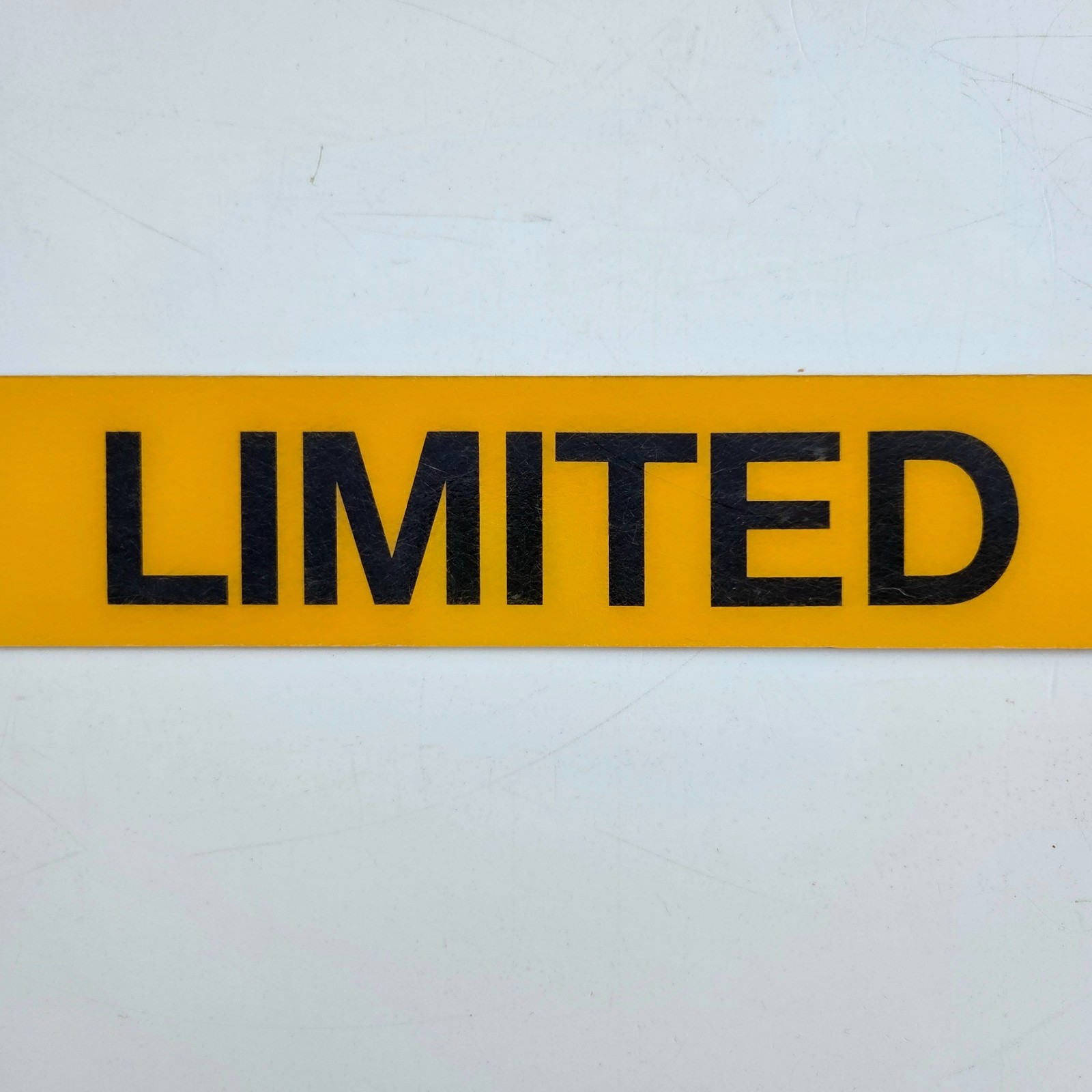 Retired Vintage Septa Sign Local Limited Double Sided Railroad Subway Train